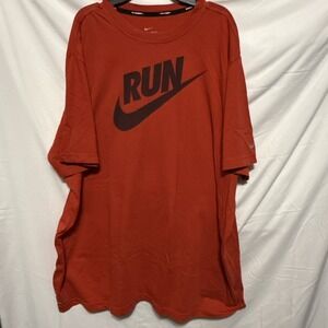 Nike Short Sleeve Red T-Shirt Size XXL